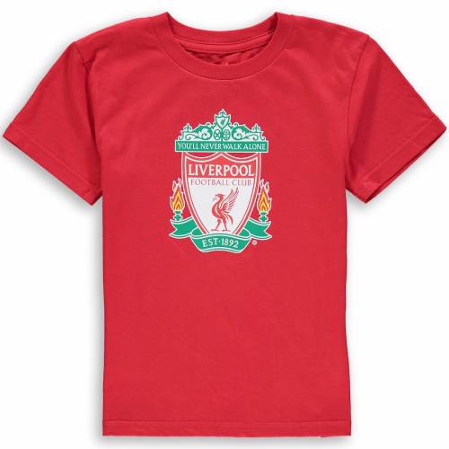 アウタースタッフ Outerstuff 男の子 女の子 子供用 チーム ロゴ Tシャツ 赤 レッド Team Red Outerstuff Liverpool Preschool Primary Logo Tshirt キッズ ベビー マタニティ トップス Tシャツ Ingenieriaygestion Com