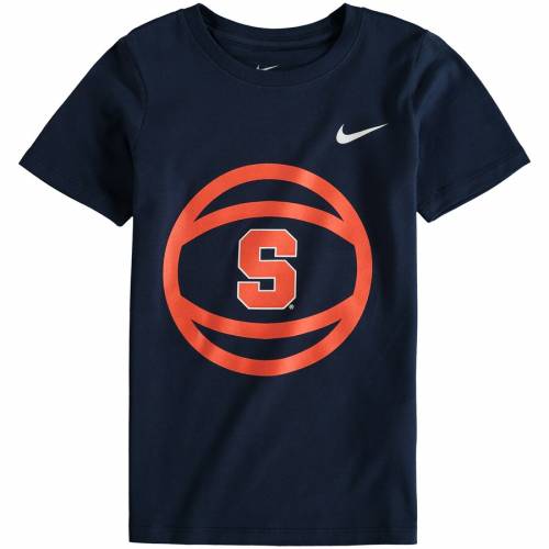 高質で安価 ナイキ Nike シラキュース 橙 オレンジ 男の子 女の子 子供用 バスケットボール ロゴ Tシャツ 紺色 ネイビー シラキューズ Orange Nike Preschool Basketball And Logo Tshirt Navy キッズ ベビー マw 超美品 Cnoa Ci