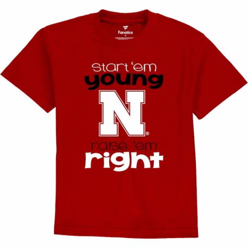 手数料安い 楽天市場 ファナティクス Fanatics Branded ネブラスカ ベビー 赤ちゃん用 Tシャツ Fanatics Branded Nebraska Huskers Toddler Start Em Young Tshirt Scarlet キッズ ベビー マタニティ トップス Tシャツ スニケス 高質で安価 Blog Belasartes Br