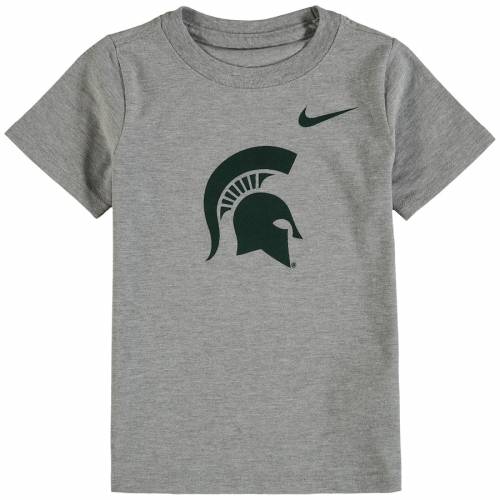 新発売の ナイキ Nike ミシガン スケートボード スパルタンズ ベビー 赤ちゃん用 ロゴ Tシャツ 灰色 グレー グレイ ミシガンステイト State Gray Nike Toddler Logo Tshirt Heathered キッズ ベビー マタニw 希少 Cnoa Ci