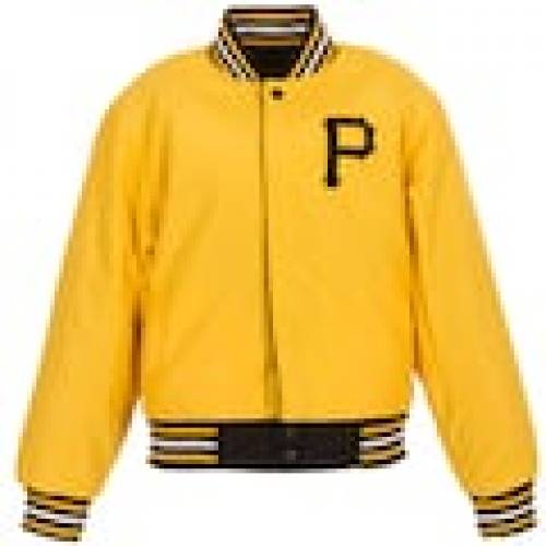 ジェイエイチデザイン Jh Design ピッツバーグ 海賊群がり 小僮役割 リヴァーシブル ロゴ ブルゾン 墨ぞめ ニグロ ゴールド パイレーツ 小僮 キッズ Jh Design Youth Wool Reversible Logo Fullsnap Jacke Arcprimarycare Co Uk