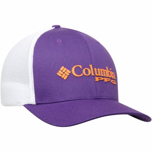 公式の コロンビア Columbia クレムソン タイガース 紫 パープル Purple Columbia Collegiate Pfg Flex Hat バッグ キャップ 帽子 メンズキャップ 帽子 売れ筋 Stemworldeducationalservices Com