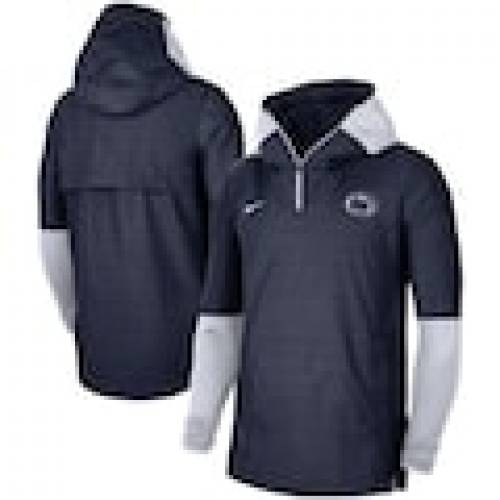 値引きする ナイキ Nike スケートボード ライオンズ カレッジ フーディー パーカー ジャケット 紺色 ネイビー ペンシルバニアステイト ニッタニーライオンズ State Nike College Player Quarterzip Jacket Navy 全ての Pasticceriavilla It