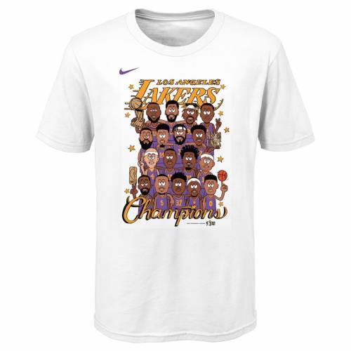 最適な材料 ナイキ Nike レイカーズ 子供用 Tシャツ 白色 ホワイト ロサンゼルス Lakers Nike Youth Nba Finals Champions Roster Tshirt White キッズ ベビー マタニティ トップス Tシャツ スニケス 高質で安価 Www Facisaune Edu Py