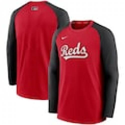 独創的 楽天市場 ナイキ Nike シンシナティ レッズ オーセンティック コレクション パフォーマンス ラグラン スウェットシャツ トレーナー 赤 レッド 黒色 ブラック Red Nike Authentic Collection Pregame Performan スニケス 最安 Novaescuela Edu Pe