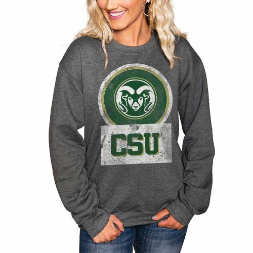絶対一番安い スウェット トレーナー ラムズ スケートボード コロラド Couture Gameday ゲームデイカルチャー レディース Sweat Pullover Vibes Good Couture Gameday State Women S コロラドステイト チャコール トレーナー スウェットシャツ