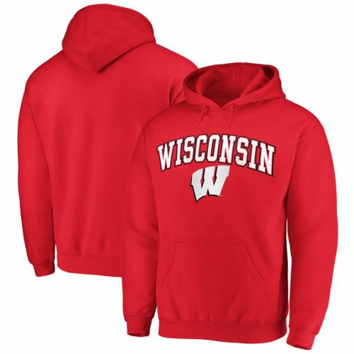 日本最大の キャンパス バッジャーズ ウィスコンシン Branded Fanatics ファナティクス フーディー パーカー トップス メンズファッション Campus Branded Fanatics Red レッド 赤 パーカー パーカー Automaxima Com Sg