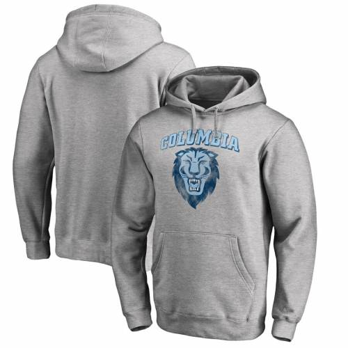 本店は 楽天市場 ファナティクス Fanatics Branded ライオンズ クラシック ロゴ フーディー パーカー 灰色 グレー グレイ Gray Fanatics Branded Columbia University Lions Classic Primary Logo Heathered メンズファッション スニケス 最新コレックション