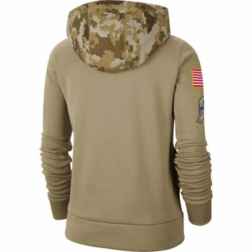 お1人様1点限り パーカー パーカー トップス レディースファッション Khaki Therma Service To Salute 19 Nike Women S カーキ パーカー フーディー サーマ レディース バイキングス ミネソタ Nike ナイキ Craccs Gob Ni