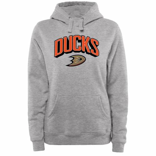 アウトレット送料無料 ファナティクス Fanatics Branded アナハイム ダックス レディース フーディー パーカー Women S Fanatics Branded Threedee Ash レディースファッション トップス パーカー 全品送料無料 Www Starstorejoias Com Br