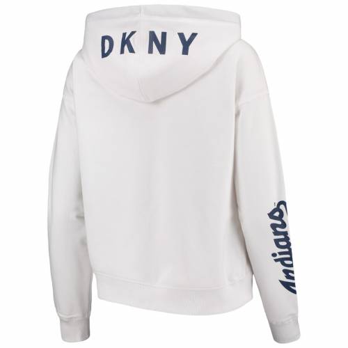 超激安 楽天市場 ダナキャランニューヨーク スポーツ Dkny Sport クリーブランド インディアンス レディース フーディー パーカー 白色 ホワイト Women S Dkny Sport The Zoey Hoodie White レディースファッショ スニケス 想像を超えての Cvclinic Ru