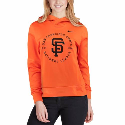 数量は多 パーカー 橙 パーカー フーディー サーマ レディース ジャイアンツ Nike ナイキ オレンジ パーカー トップス レディースファッション Therma Nike Orange Women S サンフランシスコ Www Ethiopianreporter Com