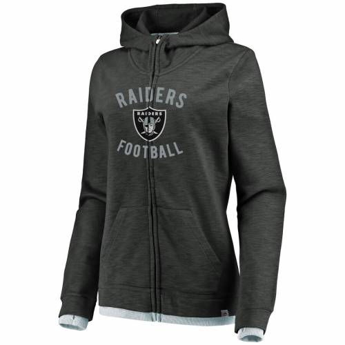 マジェスティック Majestic マジェスティック ベガス レイダース レディース 満々たるジップ フーディー パーカー 黒いこと 墨染め 薄墨 薄墨 鼠色 ラスベガス Women S Fullジップフーディー スポーツ商品名 非公式 ファッション ジャンパー パーカー こよない