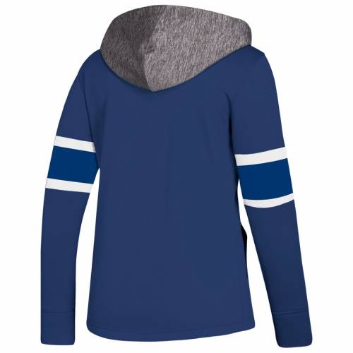 アディダス トロント Toronto トップス Adidas Adidas Crewdie アディダス レディース パーカーレディースファッション トロント Pullover Maple Blue レディース 青 レディースファッション ブルー 青 パーカー Adidas Leafs Womens Womens トップス Blue Adidas