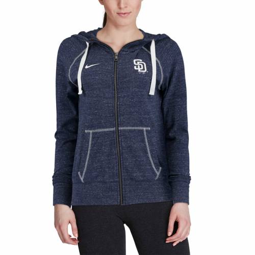 ナイキ Nike パドレス レディース ビンテージ ヴィンテージ チーム フルジップ フーディー パーカー 紺色 ネイビー サンディエゴ Women S Fullジップフーディー Vintage Team Nike Gym Navy レ Av Drop Com