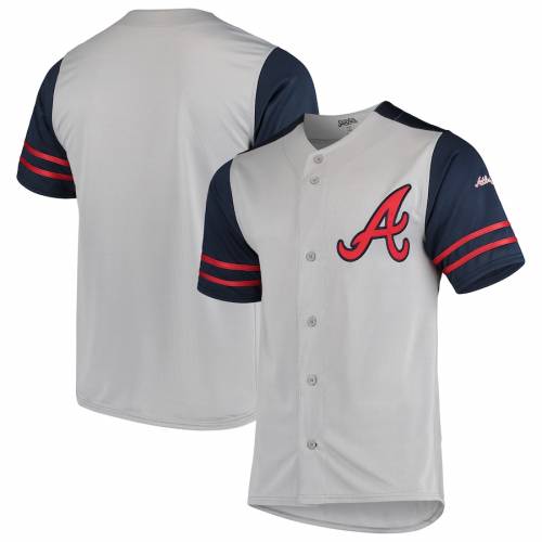 Stitches Buttonup ジャージ グレイ アトランタ 紺 ブレーブス レプリカユニフォームスポーツ アウトドア グレー Navy スポーツ ネイビー 灰色 Gray Stitches Atlanta Braves Buttonup Jersey スポーツ アウトドア 野球 ソフトボール レプリカユニフォーム スニ Stitches Buttonup ジャージ グレイ アトランタ 紺 ブレーブス レプリカユニフォームスポーツ アウトドア グレー Navy スポーツ ネイビー 灰色 Gray Stitches Atlanta Braves Buttonup Jersey スポーツ アウトドア 野球 ソフトボール レプリカユニフォーム スニ