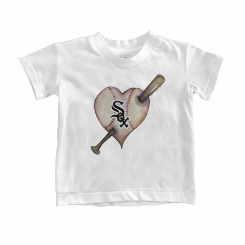 Tiny Turnip シカゴ 白色 ホワイト 子供用 バット Tシャツ ホワイトソックス ジュニア キッズ Tiny Turnip Youth Heart Bat Tshirt White septicin Com