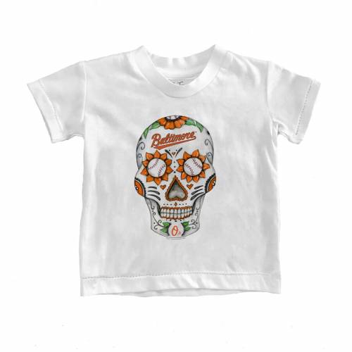 Tiny Turnip ボルティモア オリオールズ 子供用 Tシャツ 白色 ホワイト ボルチモア ジュニア キッズ Tiny Turnip Youth Sugar Skull Tshirt White Fmcholollan Org Mx