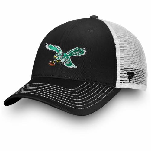 ファッションブランド Fundamental カジュアル 帽子 ファッション キャップ ハット ファナティクス Fanatics その他 Branded フィラデルフィア イーグルス ビンテージ ヴィンテージ トラッカー スナップバック バッグ 黒色 ブラック メンズ Vintage Snapback Fanatics