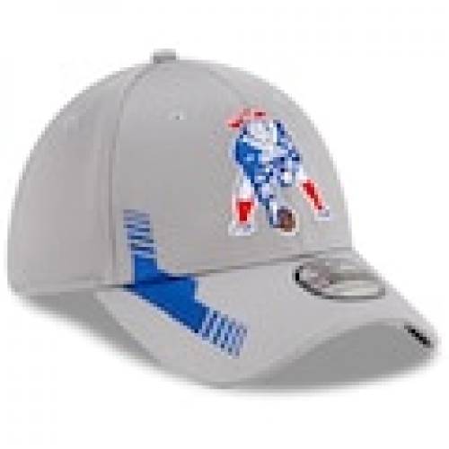 New Era ジル ペイトリオッツ 見解組み立てライン ロゴタイプ 鼠色 灰色 薄墨 ニューエラ ニューイングランド メンズ Nfl Gray 21 Sideline Home Historic Logo 39thirty Flex Hat Cladosnegocios Com