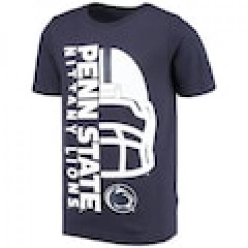 アウタースタッフ 滑る掲示板 ライオンズ 豎子代 メット シャツ 紺色 濃紺 ペンシルバニアステイト ニッタニーライオンズ ジュニア キッズ State Helmet Outerstuff Youth Defe Suna Es