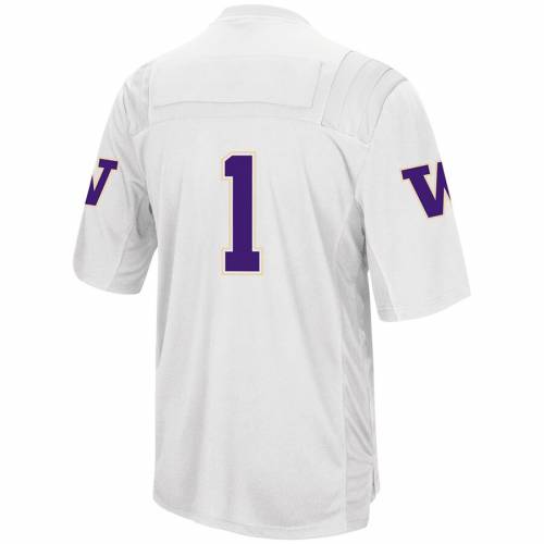 コロシアム Colosseum ジョージ ワシントン ハスキーズ ティーシャツ 白妙 白み Colosseum Football Jersey White スポーツ アウトドア アメフト 2friendshotel Com