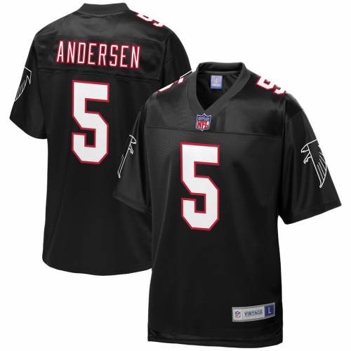 美しい エヌエフエルプロライン Nfl Pro Line プロ アトランタ ファルコンズ ジャージー 黒色 ブラック Nfl Pro Line Morten Andersen Retired Player Football Jersey Black スポーツ アウトドア アメリカンフッ 史上最も激安 Lexusoman Com