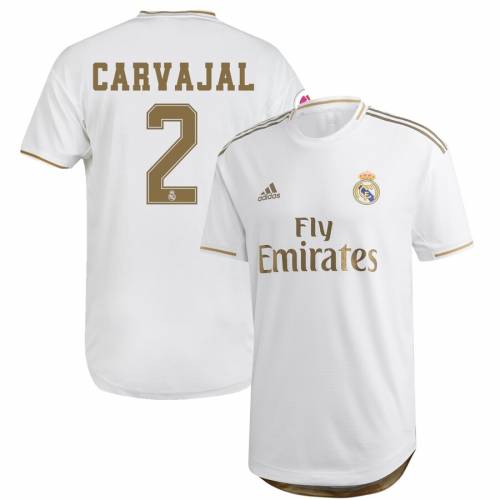 新作入荷 Madrid Real Carvajal Daniel Adidas ホワイト 白色 ジャージー オーセンティック レアル Adidas アディダス 19 メンズ フットサル サッカー アウトドア スポーツ White Jersey Player Authentic Home Fnts8