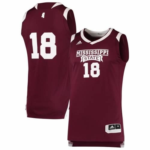 Jersey スケートボード State Maroon ホワイト レプリカユニフォーム 立ブルドッグ Basketball White メンズウェア チェイス Adidas Chase マルーン バスケットボール 白色 ミシシッピステイト アディダス スポーツ スニケススポーツブランド ジャージー タンク