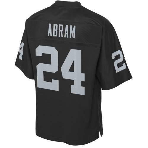 Line 黒色 大きめ Pro Pro ブラック Player ジャージー スポーツ プロ エヌエフエルプロライン Nfl Pro Johnathan Nfl Line Abram ベガス Jersey レイダース ラスベガス 大きめ Black