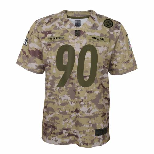 子供用 ナイキ ジャージ Nike ゲーム スティーラーズ ジャージ ピッツバーグ ウェア Steelers 子供用 T J Game Watt Pittsburgh Youth Salute To Service Jersey Camo スポーツ アウトドア アメリカンフットボール 送料無料 スニーカーケース 店スポーツブランド