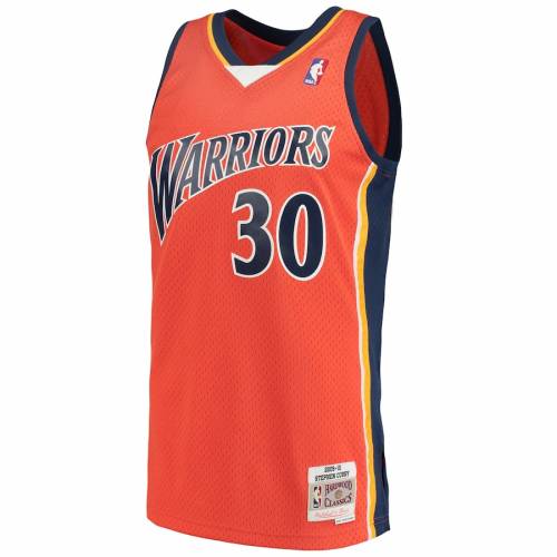 お手頃価格 Jersey Swingman Classics Hardwood 0910 Warriors Golden Stephen Ness Mitchell Orange State Curry オレンジ 橙 ジャージ ウォリアーズ スケートボード カリー ステファン Ness Mitchell ミッチェル ネス バスケットボール Fnts8