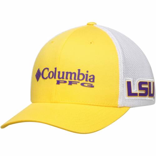 Columbia ルイジアナステイト タイガース 帽子 ファイティングタイガース コロンビア Columbia 金色 キャップ メンズキャップ Pfg Flex ゴールド Collegiate Hat Gold バッグ キャップ 帽子 メンズキャップ 帽子 スニケスファッションブランド カジュアル