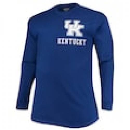 高質で安価 Profile Varsity ケンタッキー ワイルドキャッツ チーム スリーブ Tシャツ 大きめ 長袖 Team Sleeve Profile Varsity Tshirt Heathered Royal Shirt メンズファッション トップス Tシャツ カットソ Tシャツ カットソー Slcp Lk