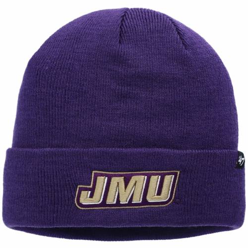 フォーティーセブン 47 ジェームズ 47 ニット 帽子 紫 パープル 47 Purple James Madison Dukes Raised Cuffed Knit Hat バッグ キャップ 帽子 メンズキャップ 帽子 スニケスファッションブランド カジュアル ファッション キャップ ハット