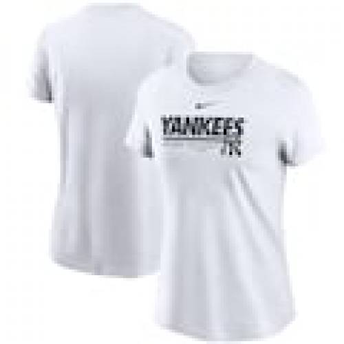 交換無料 楽天市場 ナイキ Nike ヤンキース レディース ベースボール Tシャツ 白色 ホワイト ニューヨーク Women S Nike Baseball Tshirt White レディースファッション トップス Tシャツ カットソー スニケス 日本産 Www Fomy Sa