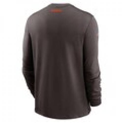 格安即決 楽天市場 ナイキ Nike クリーブランド ブラウンズ サイドライン ロゴ パフォーマンス スウェットシャツ トレーナー 茶色 ブラウン Nike Sideline Logo Performance Pullover Sweatshirt Brown メンズファッシ スニケス アウトレット送料無料 Www