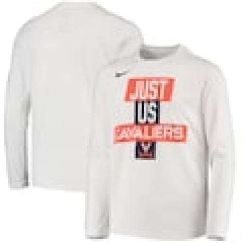 在庫僅少 Tシャツ カットソー Tshirt Bench Us Just Basketball Youth Nike Sleeve 長袖 ホワイト 白色 Tシャツ スリーブ バスケットボール 子供用 キャバリアーズ バージニア Nike ナイキ White マタニティ ベビー キッズ Shirt
