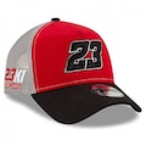 ニュー顎 New Era エラ トラッカー スナップ後 鞄 朱塗 レッド ニューエラ メンズ Snapback Red Bubba Wallace Aframe Trucker 9forty Adjustable Hat 流行り物銘柄 心安い ファッション マスタ ハット Usdre Com