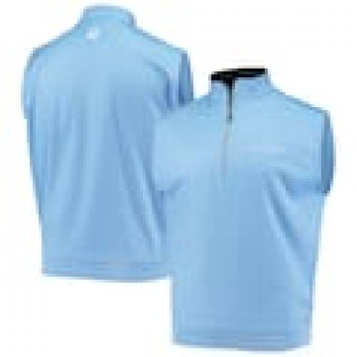 非売品 メンズ ブルー 青色 ベスト Footjoy フットジョイ Zip Blue Light Vest Halfzip Players The Footjoy メンズウェア Www Prodoli Cz