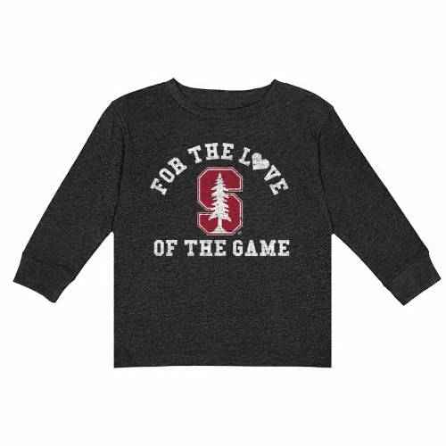 期間限定特価 ゲームデイカルチャー Gameday Couture スタンフォード カーディナル 子供用 スリーブ Tシャツ チャコール 長袖 Sleeve Gameday Couture Girls Youth For The Love Tshirt Charcoal キッズ ベビー マタニテ 新品即決 Lexusoman Com