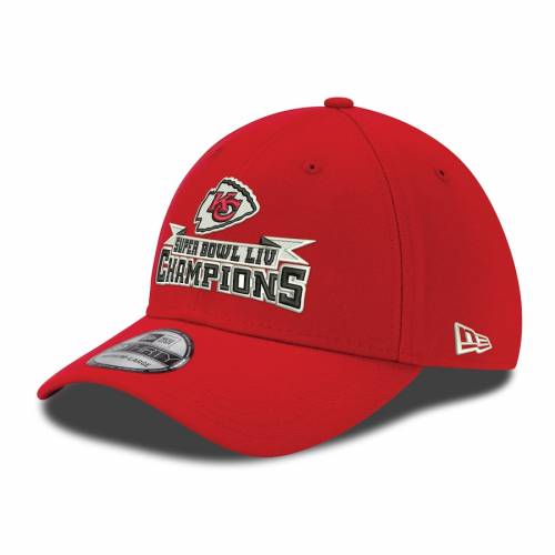 ニュー顎 New Era エラ ひまわりの州 シティ チーフス 緋 赤いこと ニューエラ カンザスシティ Red Super Bowl Liv Champions Banner 39thirty Flex Hat 鞄 シャポー 鳥打ち帽 メンズキャップ 帽子 流行り物ブランド 非公式 ファッション キャップ 被笠 Drcade Com