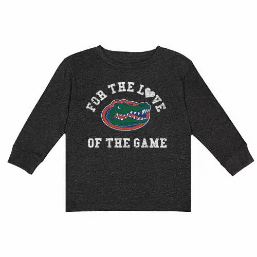ゲームデイカルチャー Gameday Couture フロリダ ゲイターズ ベビー 赤ちゃん用 スリーブ Tシャツ チャコール 長袖 ジュニア キッズ Sleeve Gameday Couture Toddler For The Love Tshirt Charcoal Psicologosancora Es
