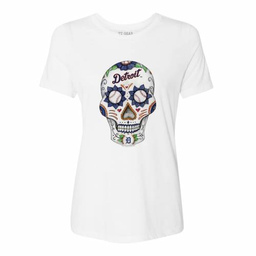 Tiny Turnip デトロイト タイガース レディース Tシャツ 白色 ホワイト Women S Tiny Turnip Sugar Skull Tshirt White Psicologosancora Es
