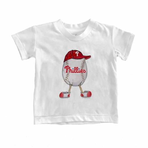 Tiny Turnip フィラデルフィア フィリーズ ベビー 赤ちゃん用 Tシャツ 白色 ホワイト ジュニア キッズ Tiny Turnip Toddler The Egg Tshirt White Psicologosancora Es
