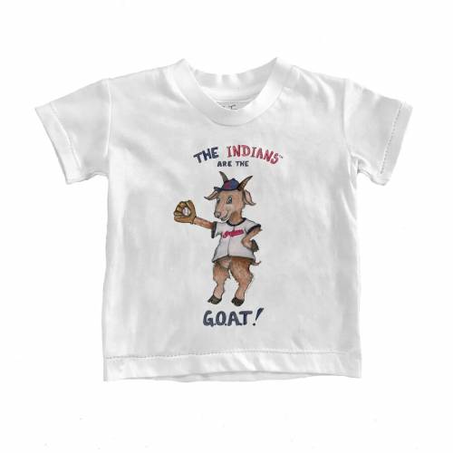 Tiny Turnip クリーブランド インディアンス 子供用 Tシャツ 白色 ホワイト ジュニア キッズ Tiny Turnip Youth Goat Tshirt White Psicologosancora Es