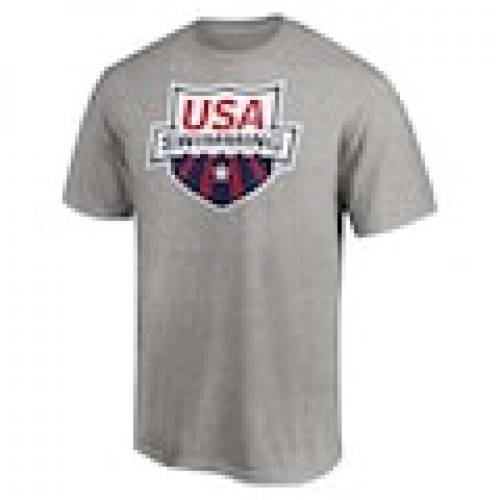 ファナティクス Fanatics Branded ロゴ Tシャツ 灰色 グレー グレイ 大きめ メンズ Gray Fanatics Branded Usa Swimming Primary Logo Tshirt Heathered Bayleafkitchen Co Uk