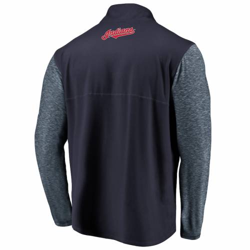 再入荷 ファナティクス Fanatics Branded クリーブランド インディアンス ジャケット 紺色 ネイビー 大きめ Fanatics Branded Synthetic Made To Move 1 4zip Jacket Navy メンズファッション コート ジャケ 新着商品 コート ジャケット Splash