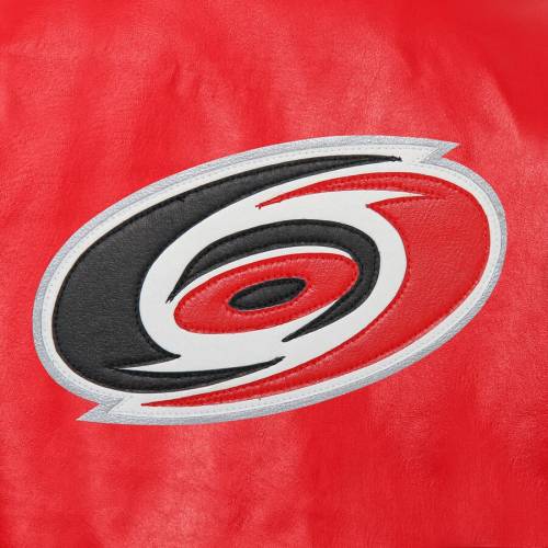 大きめ パーカー スポーツブランド ロゴ ジャケット ファッション レザー ジェイエイチデザイン カジュアル With With Jh Red Design カロライナ ロゴ ハリケーンズ Jh ベスト Design 赤 Allレザージャケット ジャケット Front レッド