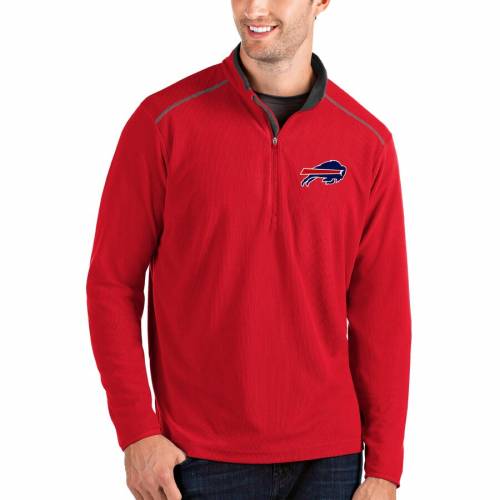 高知インター店 アンティグア Antigua バッファロー ビルズ ジャケット 赤 レッド プルオーバージャケット Red Antigua Glacier Quarterzip メンズファッション コート ジャケット スニケス 手数料安い Remont Kazan Su